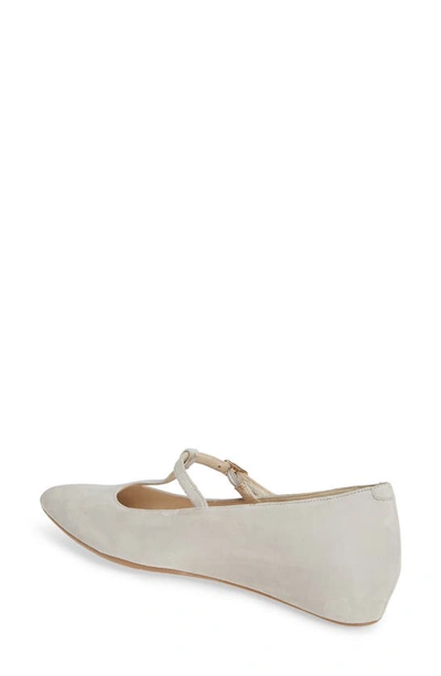 Shop Amalfi By Rangoni Assissi T-strap Mary Jane Wedge In Artico Suede
