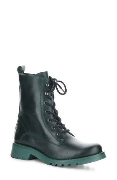 Shop Fly London Reid Lace-up Boot In 002 Petrol Rug