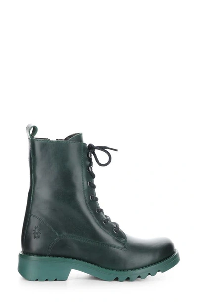 Shop Fly London Reid Lace-up Boot In 002 Petrol Rug