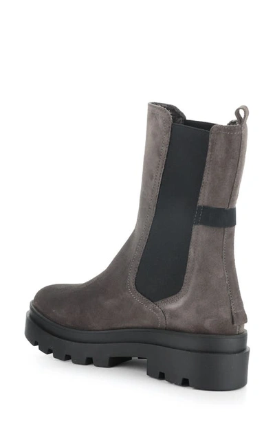 Shop Fly London Judy Lug Chelsea Boot In 002 Grey Suede