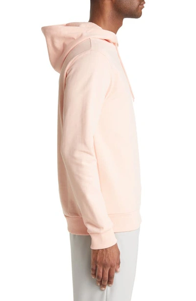 Shop Apc Cotton Hoodie In Washed Peach