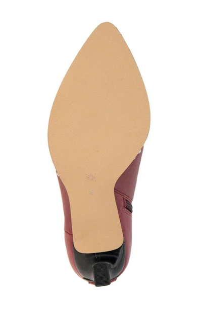 Shop Bcbgeneration Beya Pointed Toe Bootie In Rhubarb