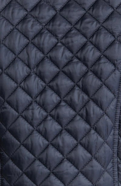 Shop Gallery Quilted Vest In Navy