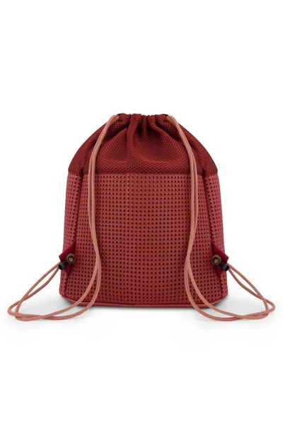 Light+nine Kids' Inspired Brick Sophy Drawstring Bag In Red