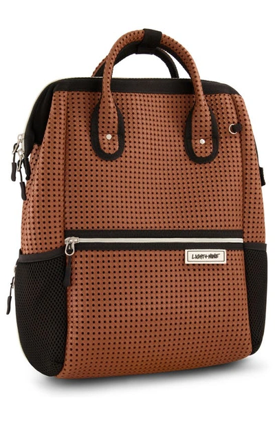 Light+nine Kids' Chestnut Tweeny Short Final Backpack In Brown