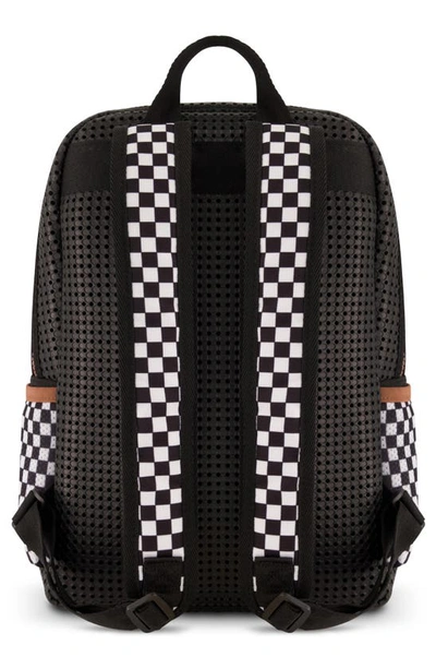 Light+nine Kids' Checkered Starter Backpack In Black