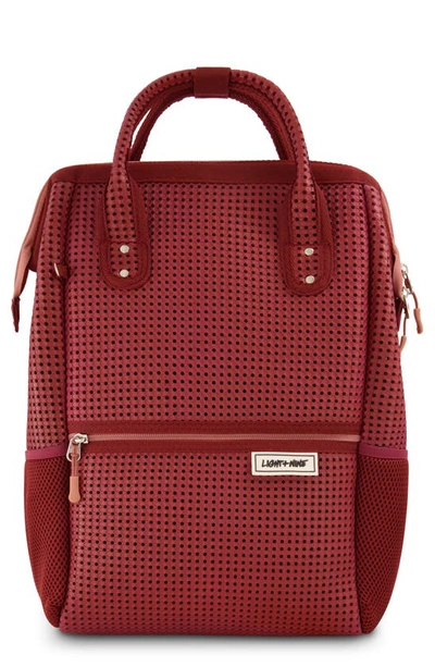 Shop Light+nine Inspired Brick Tweeny Tall Backpack In Red