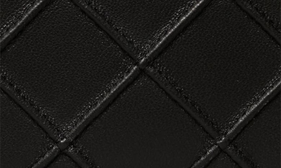 Tory Burch Fleming Soft Leather Wallet On A Chain In Black