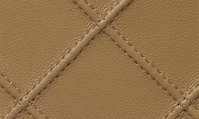Shop Tory Burch Fleming Soft Leather Wallet On A Chain In Pebblestone