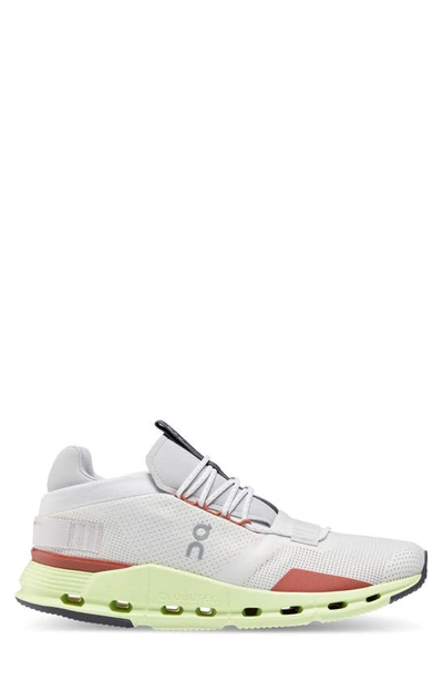 Shop On Cloudnova Sneaker In White/ Limelight