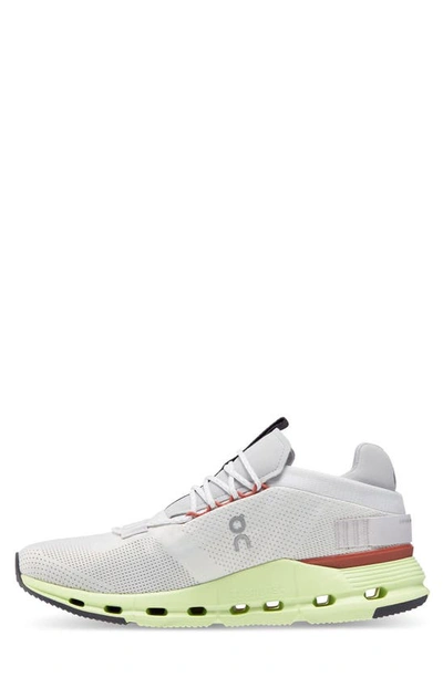Shop On Cloudnova Sneaker In White/ Limelight