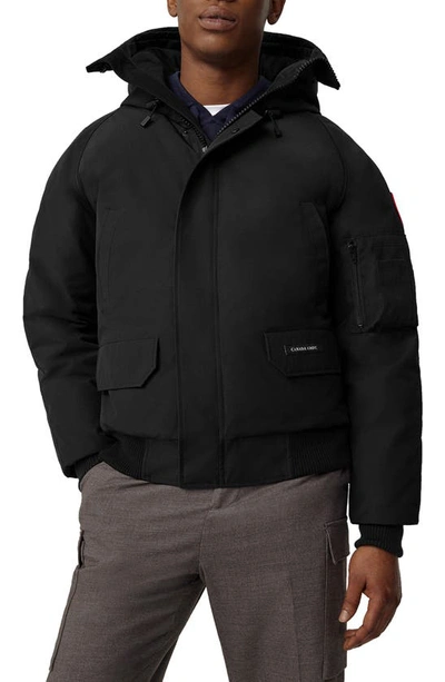 Shop Canada Goose Chilliwack 625-fill Power Down Bomber Jacket In Black