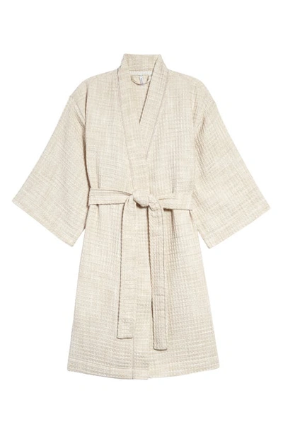 Shop Nordstrom Everyday Waffle Robe In Tan Cobblestone Spacedye