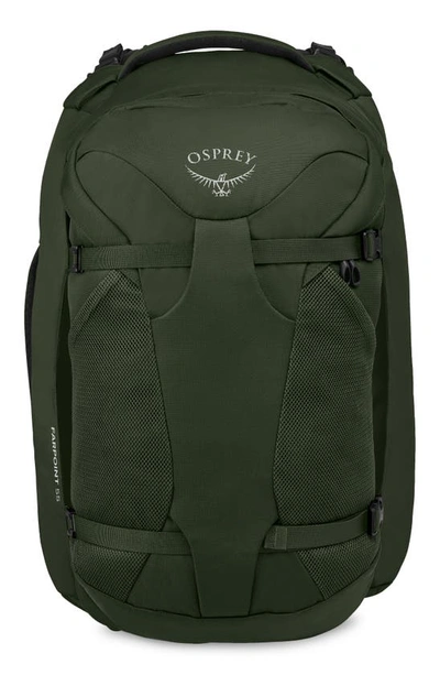 Shop Osprey Farpoint 55-liter Travel Backpack In Gopher Green