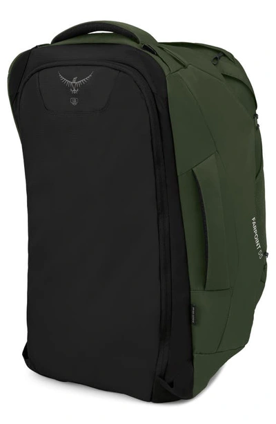 Shop Osprey Farpoint 55-liter Travel Backpack In Gopher Green