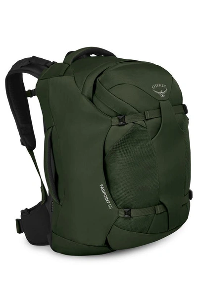 Shop Osprey Farpoint 55-liter Travel Backpack In Gopher Green