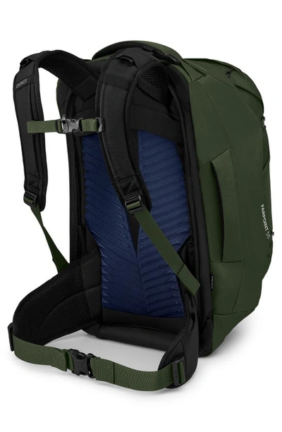 Shop Osprey Farpoint 55-liter Travel Backpack In Gopher Green