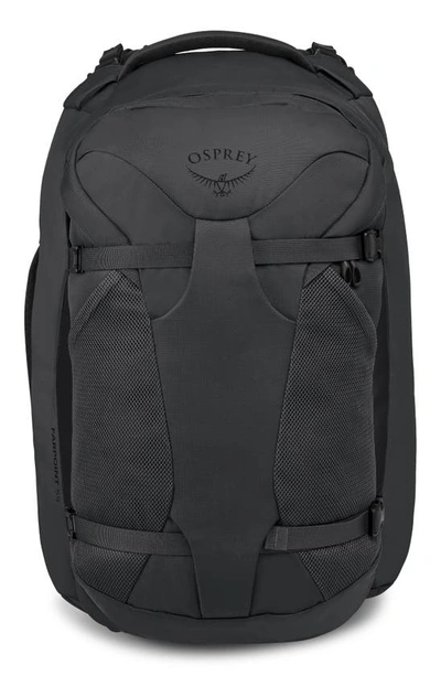 Shop Osprey Farpoint 55-liter Travel Backpack In Tunnel Vision Grey