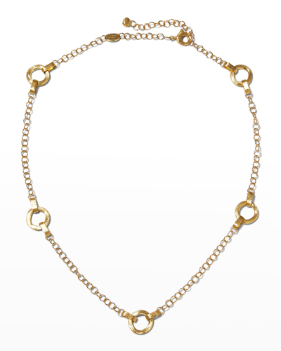 Shop Marco Bicego Jaipur Link 18k Yellow Gold Station Chain Necklace