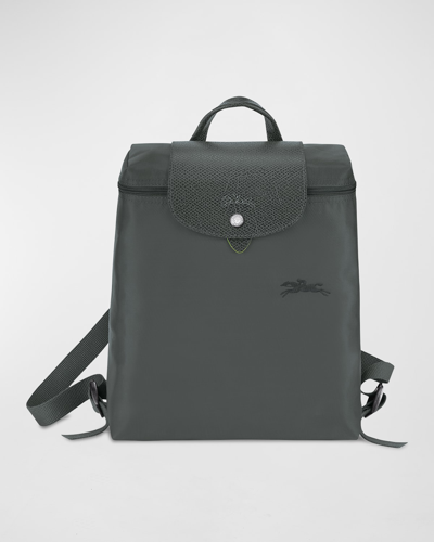 Longchamp Backpack Le Pliage Green In Graphite