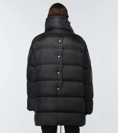 Shop Rick Owens Mountain Jkt High-neck Down Coat In Black