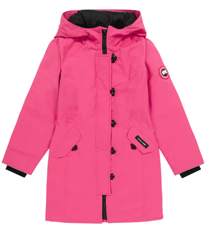 Canada Goose Kids Brittania Parka Jacket (7-16 Years) In Summit Pink |  ModeSens