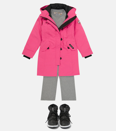 Shop Canada Goose Brittania Down Parka In Summit Pink