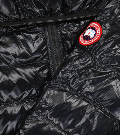 Shop Canada Goose Crofton Hoody Down Jacket In Black