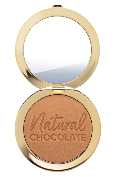 Shop Too Faced Natural Chocolate Bronzer In Golden Cocoa