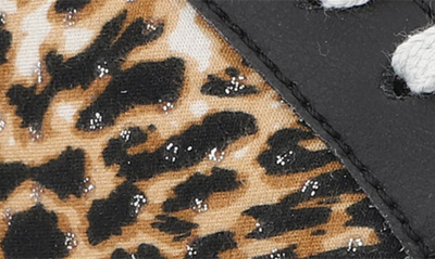 Vintage Havana Kids' Halee Low Top Sneaker In Black/ Leopard Multi