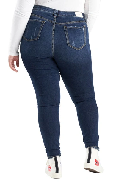 Slink Jeans High Waist Skinny Jeans In Arden