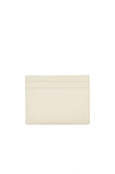 Shop Saint Laurent Credit Card Case In White