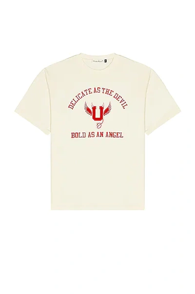 Undercover Delicate As The Devil Bold As An Angel Tee In Ivory 