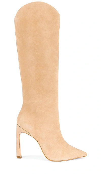 Shop Schutz Maryana Sculpt Boot In Light Nude