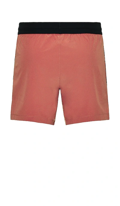 Rhone 5 Makotech Shorts Unlined In Red Moscato
