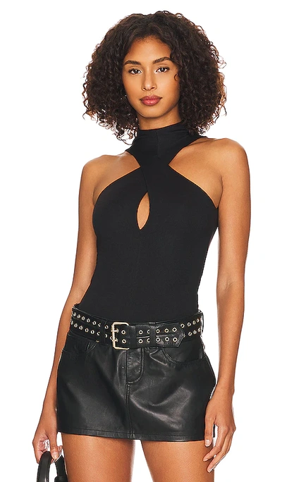 Shop Alix Nyc Eva Bodysuit In Black