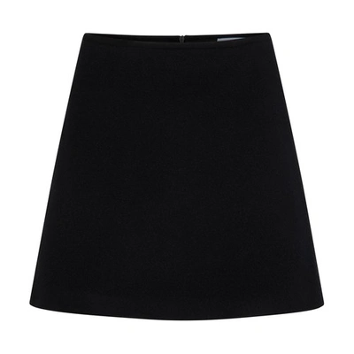 Shop Patou Mini Skirt In Black