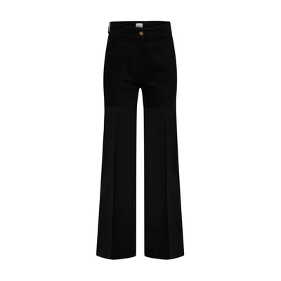 Shop Patou Flared Jeans In Black