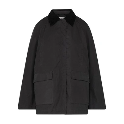 Shop Totême Country Jacket In Washed Black