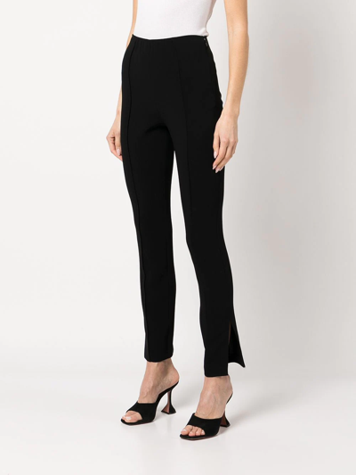 Cinq À Sept Brianne Slim-fit Trousers In Black