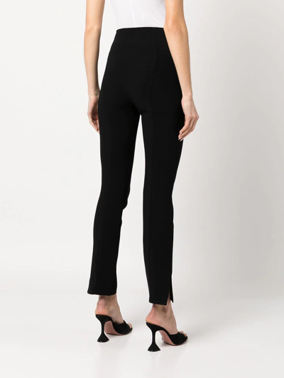 Cinq À Sept Brianne Slim-fit Trousers In Black