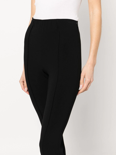 Cinq À Sept Brianne Slim-fit Trousers In Black