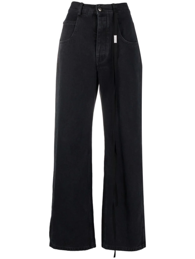 Ann Demeulemeester Black Polly 5 Pocket High-comfort Jeans In Black