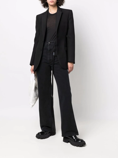 Ann Demeulemeester Black Polly 5 Pocket High-comfort Jeans In Black