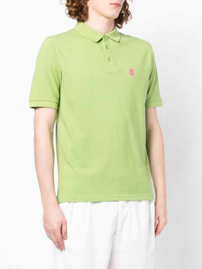 Pringle Of Scotland Heritage Golf Cotton Polo Shirt In Green