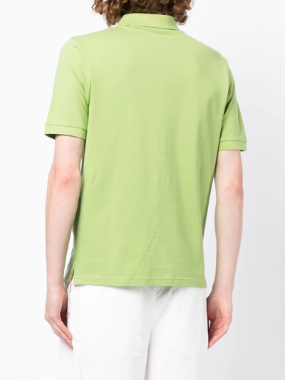Shop Pringle Of Scotland Heritage Golf Cotton Polo Shirt In Green