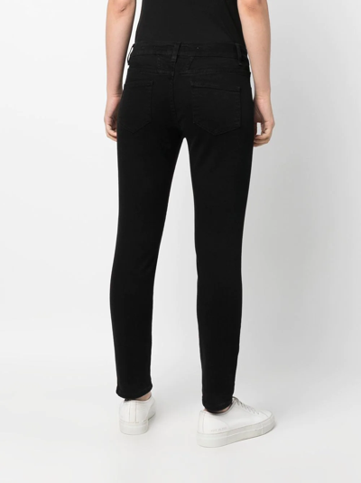 Shop Closed Baker Mid-rise Slim-fit Jeans In Black