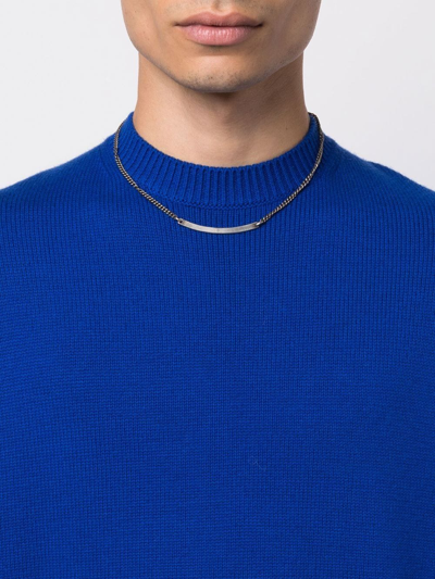 Werkstatt:münchen Werkstatt Munchen Choker Bird Flight M3856 In Silver