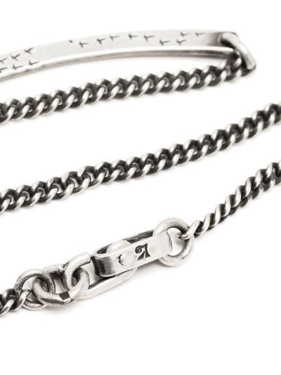 Werkstatt:münchen Werkstatt Munchen Choker Bird Flight M3856 In Silver