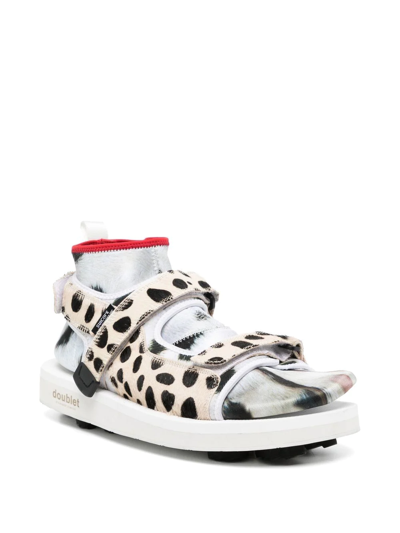 Suicoke X Doublet Was-1abdb-d Sandals In White